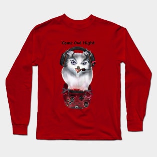 Game Owl Night Long Sleeve T-Shirt